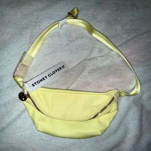 Stoney Clover Lane Classic Nylon Fanny Pack Banana Yellow NWT Belt Bag